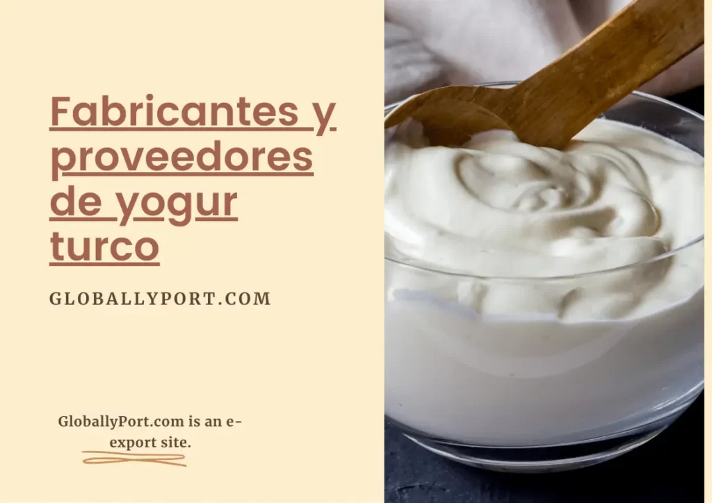 Fabricantes y proveedores de yogur turco